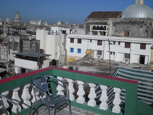 'Roof terrace' Casas particulares are an alternative to hotels in Cuba.